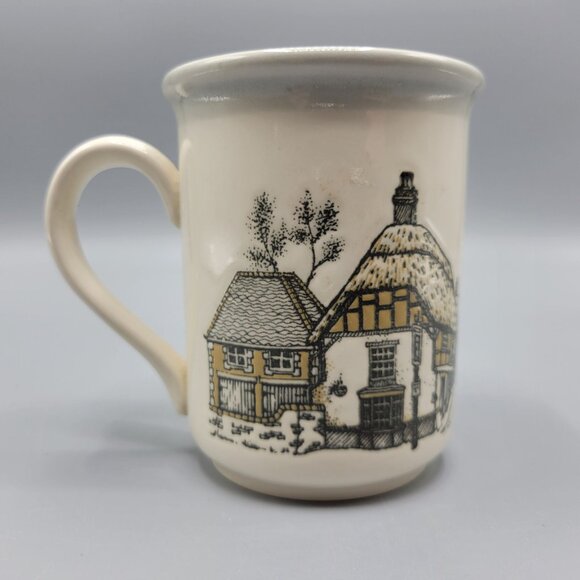 Biltons, Coloroll Other - Biltons Coloroll English Village Scene Ceramic Mug Embossed Stoneware England